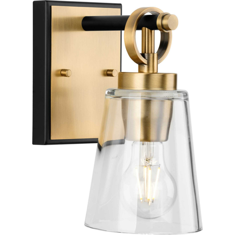 Progress Canada - One Light Bath & Vanity Light - Cassell - Vintage Brass- Union Lighting Luminaires Decor