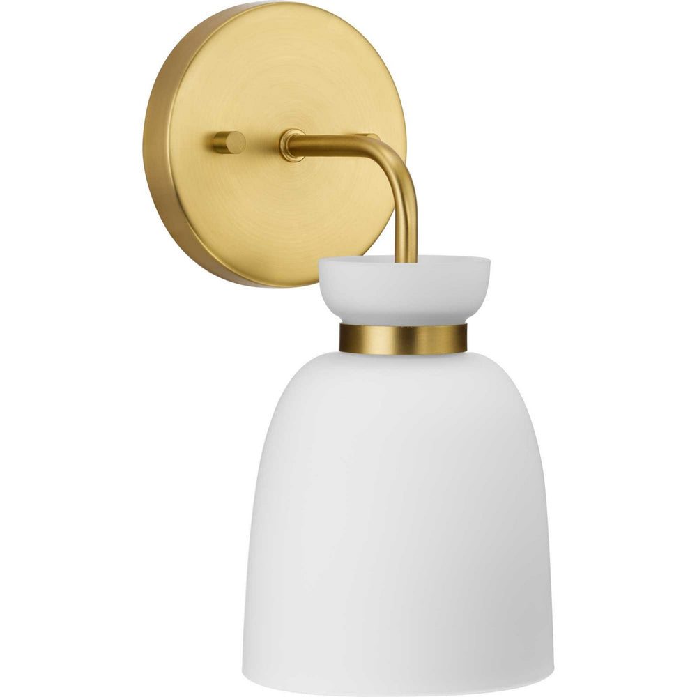 Progress Canada - One Light Bath & Vanity Light - Lexie - Brushed Gold- Union Lighting Luminaires Decor
