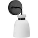 Progress Canada - One Light Bath & Vanity Light - Lexie - Matte Black- Union Lighting Luminaires Decor
