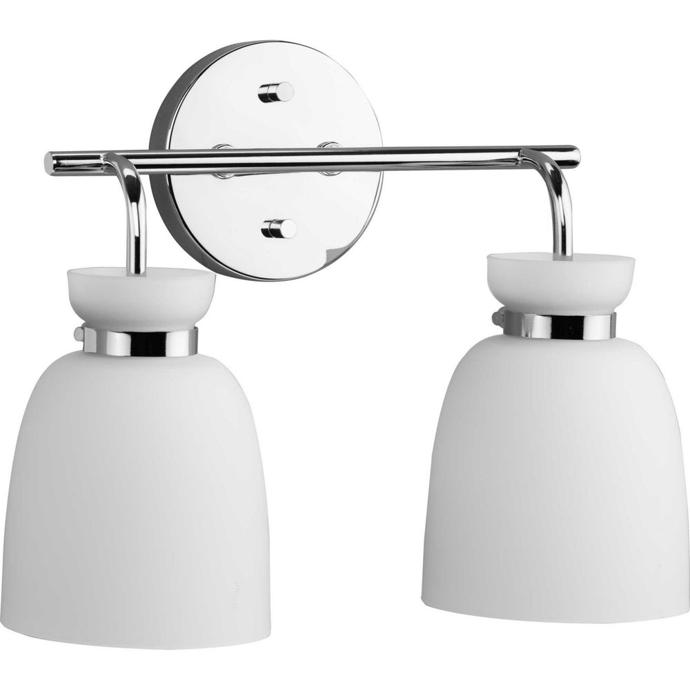 Progress Canada - Two Light Bath & Vanity - Lexie - Polished Chrome- Union Lighting Luminaires Decor