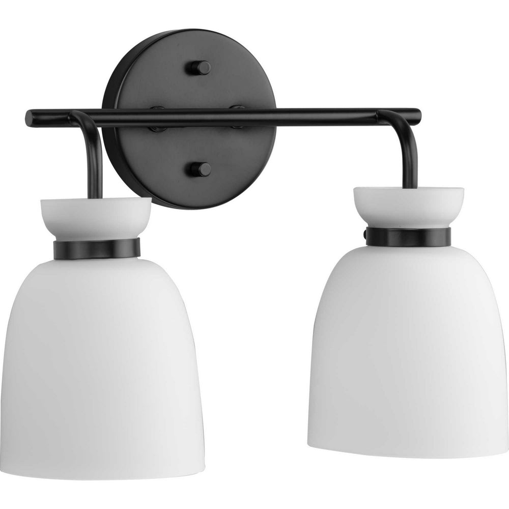 Progress Canada - Two Light Bath & Vanity - Lexie - Matte Black- Union Lighting Luminaires Decor