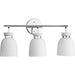 Progress Canada - Three Light Bath & Vanity - Lexie - Polished Chrome- Union Lighting Luminaires Decor
