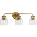 Progress Canada - Three Light Bath & Vanity - Quillan - Gold Ombre- Union Lighting Luminaires Decor