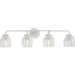 Progress Canada - Four Light Bath & Vanity - Quillan - White Plaster- Union Lighting Luminaires Decor