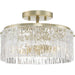 Progress Canada - Two Light Flush Mount - Chevall - Gilded Silver- Union Lighting Luminaires Decor