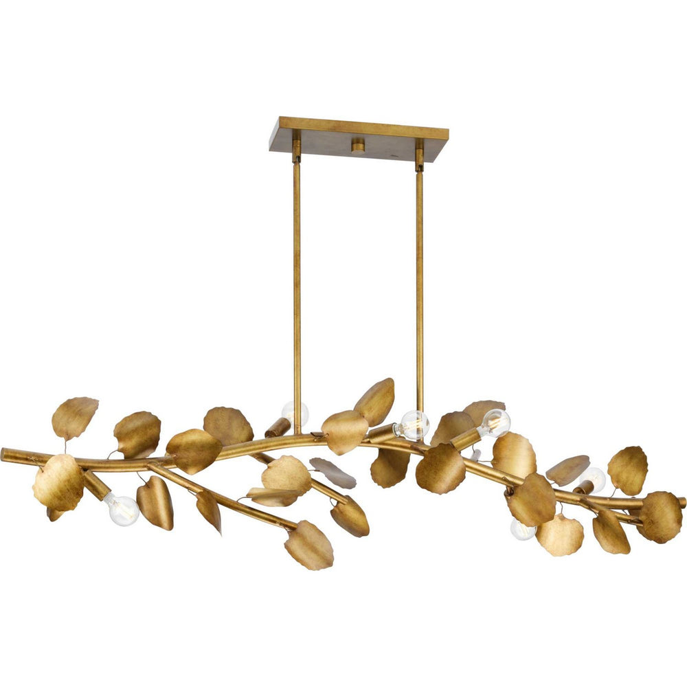 Progress Canada - Seven Light Island Pendant - Laurel - Gold Ombre- Union Lighting Luminaires Decor