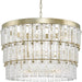 Progress Canada - Nine Light Chandelier - Chevall - Gilded Silver- Union Lighting Luminaires Decor