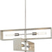 Progress Canada - Four Light Chandelier - Boundary - Brushed Nickel- Union Lighting Luminaires Decor