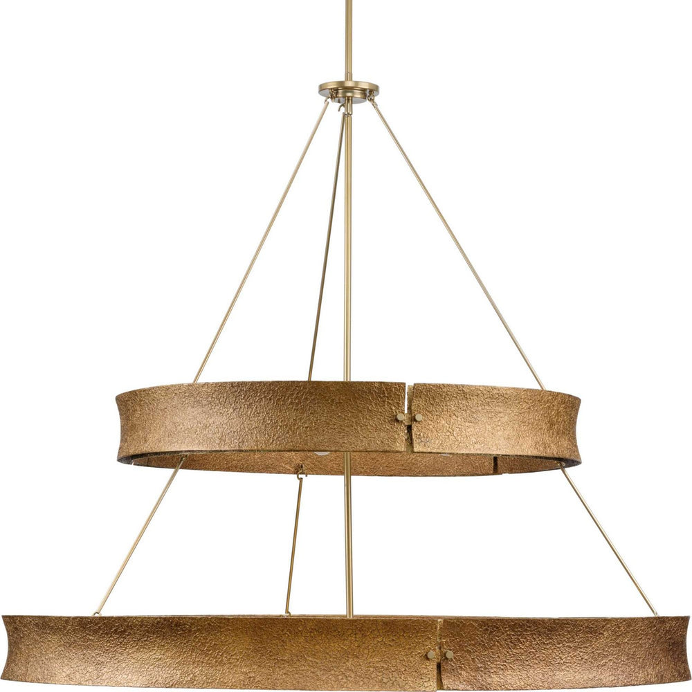 Progress Canada - 13 Light Chandelier - Lusail - Soft Gold- Union Lighting Luminaires Decor