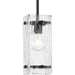 Progress Canada - One Light Pendant - Rivera - Matte Black- Union Lighting Luminaires Decor