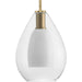 Progress Canada - One Light Pendant - Carillon - Brushed Gold- Union Lighting Luminaires Decor