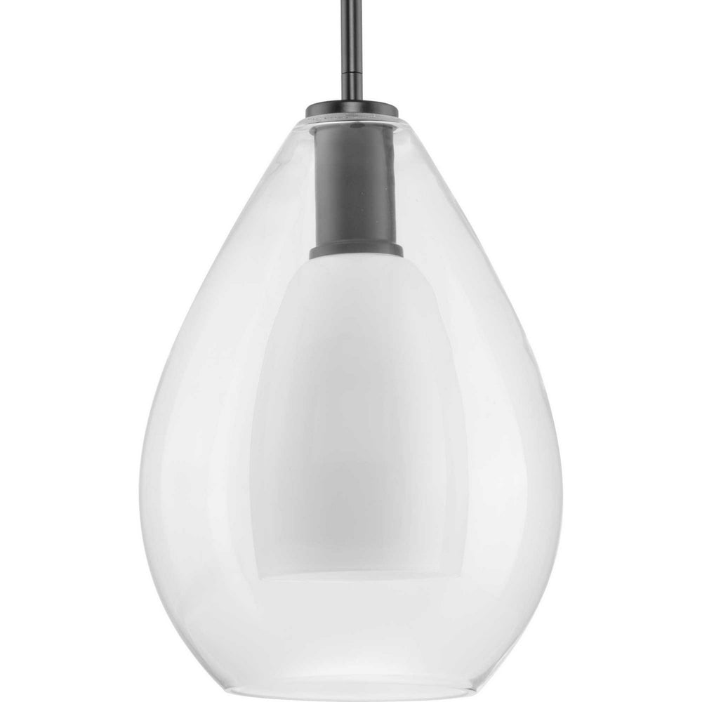 Progress Canada - One Light Pendant - Carillon - Matte Black- Union Lighting Luminaires Decor