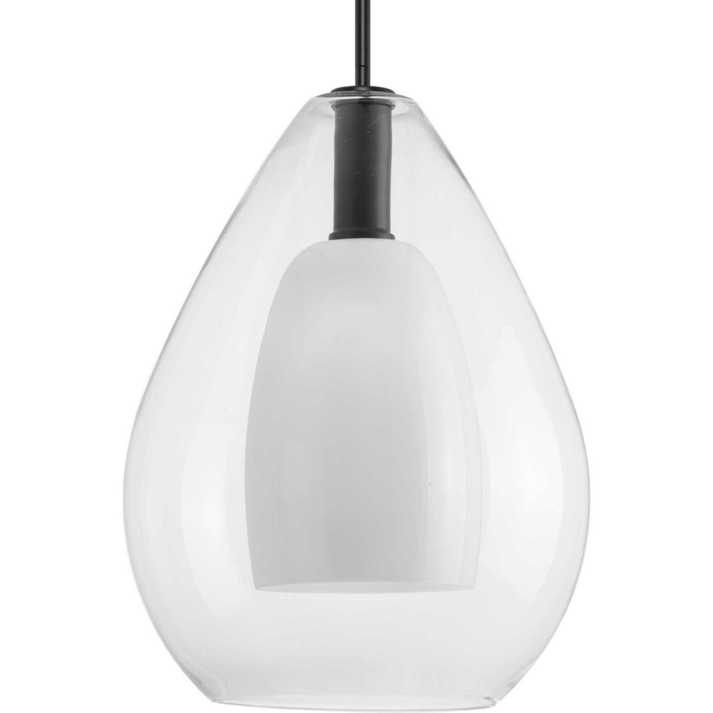 Progress Canada - One Light Pendant - Carillon - Matte Black- Union Lighting Luminaires Decor