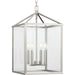 Progress Canada - Four Light Foyer Pendant - Hillcrest - Brushed Nickel- Union Lighting Luminaires Decor