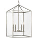 Progress Canada - Four Light Foyer Pendant - Hillcrest - Brushed Nickel- Union Lighting Luminaires Decor