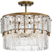 Progress Canada - Three Light Pendant - Chevall - Gold Ombre- Union Lighting Luminaires Decor