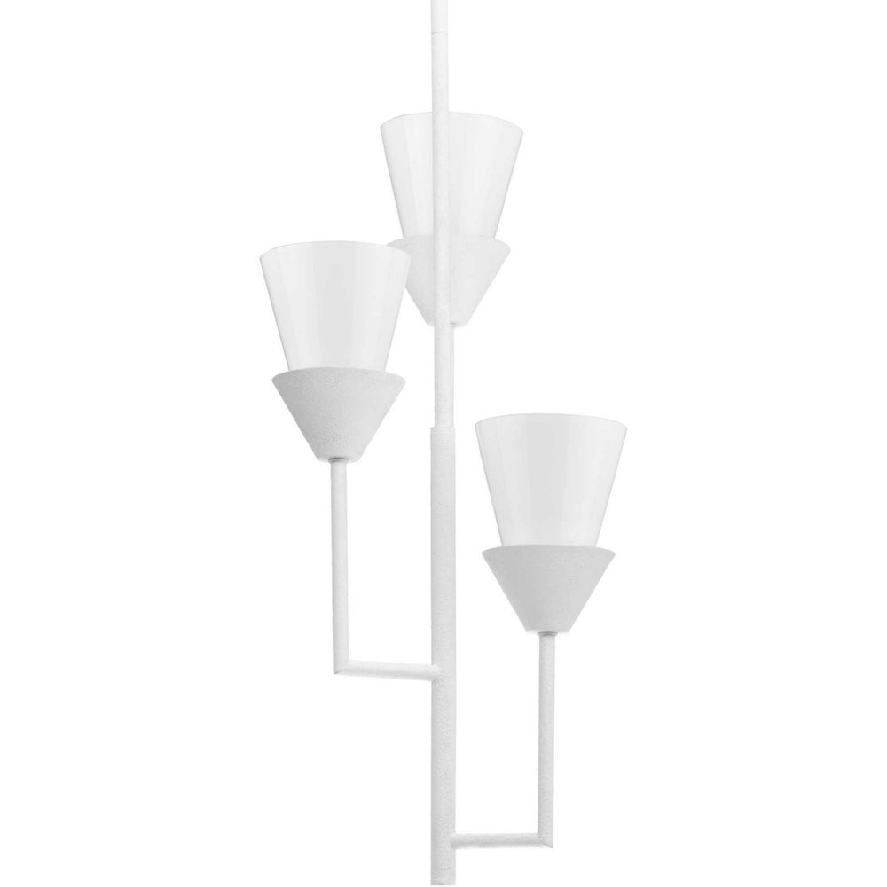 Progress Canada - Three Light Pendant - Pinellas - White Plaster- Union Lighting Luminaires Decor