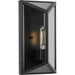 Progress Canada - One Light Outdoor Wall Lantern - Bristol - Matte Black- Union Lighting Luminaires Decor