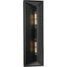 Progress Canada - Two Light Outdoor Wall Lantern - Bristol - Matte Black- Union Lighting Luminaires Decor