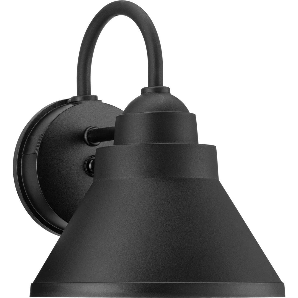 Progress Canada - One Light Outdoor Wall Lantern - Bayside Non-Metallic - Black- Union Lighting Luminaires Decor