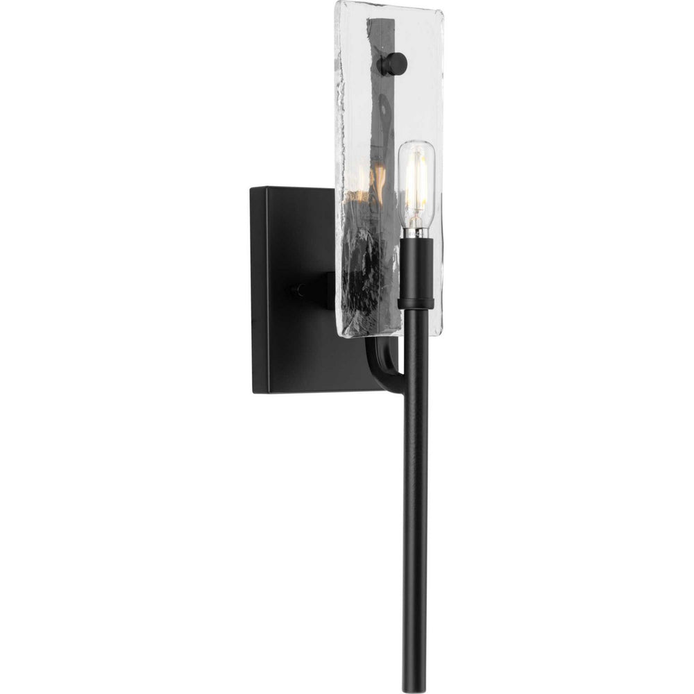 Progress Canada - One Light Wall Bracket - Rivera - Matte Black- Union Lighting Luminaires Decor