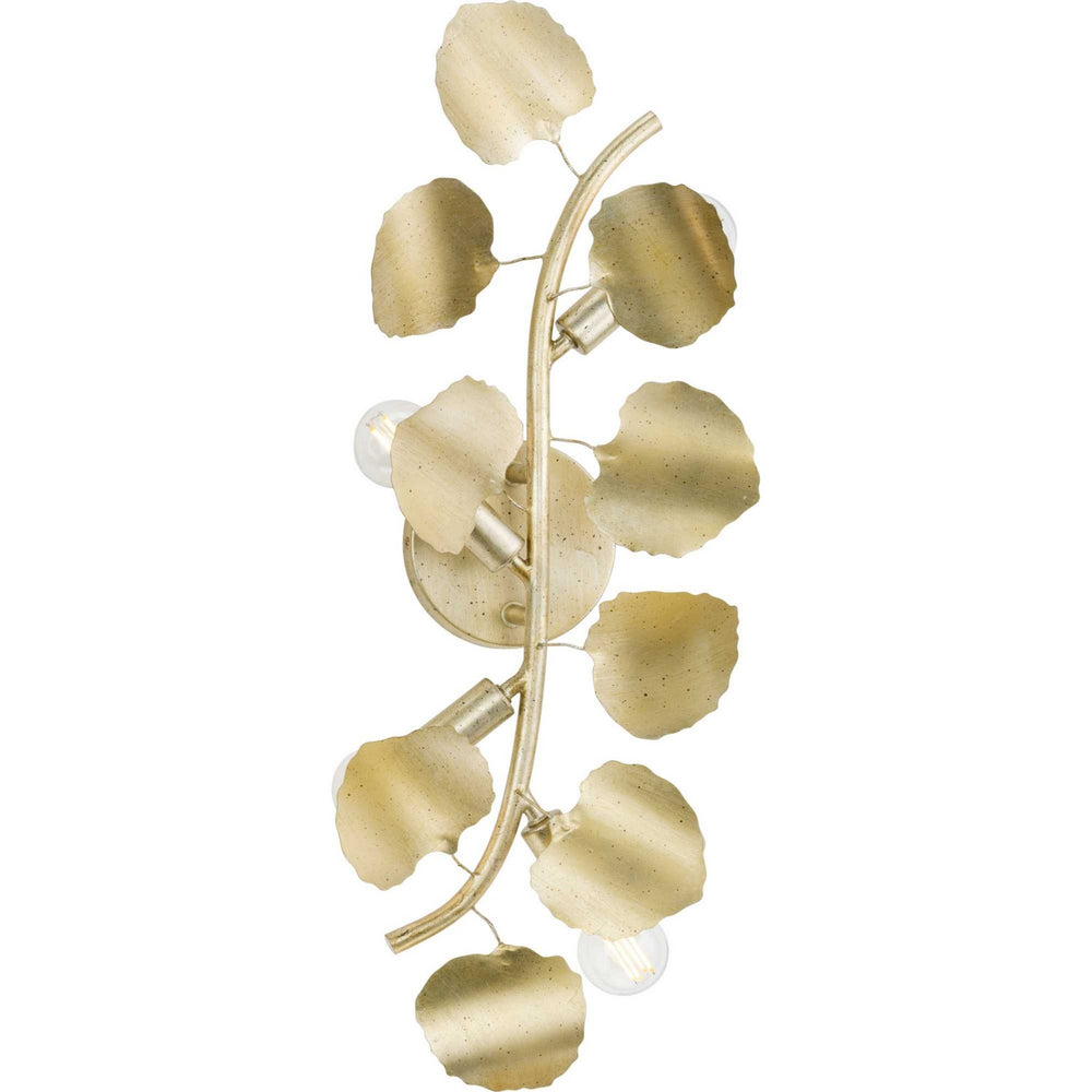 Progress Canada - Four Light Wall Bracket - Laurel - Gilded Silver- Union Lighting Luminaires Decor