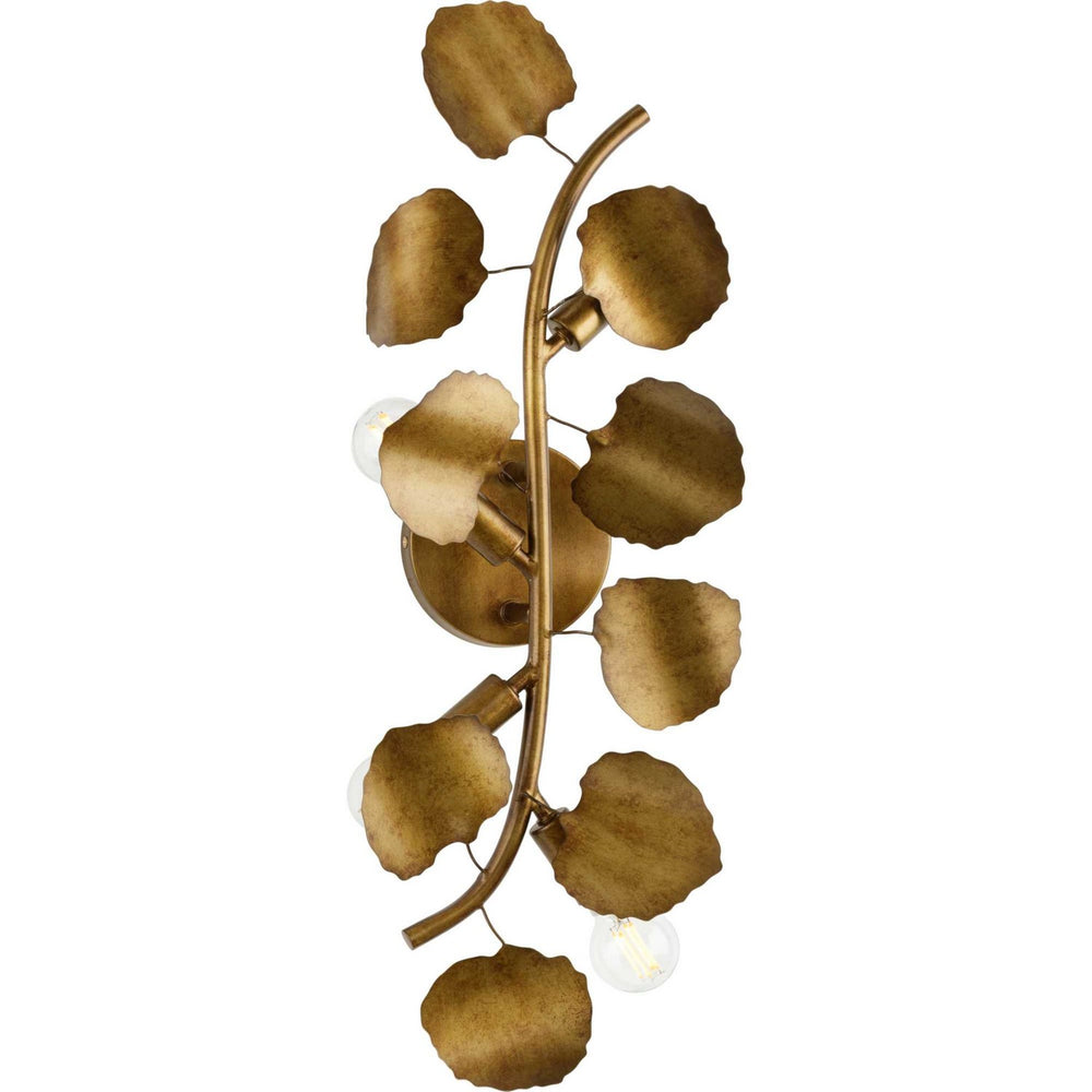 Progress Canada - Four Light Wall Bracket - Laurel - Gold Ombre- Union Lighting Luminaires Decor