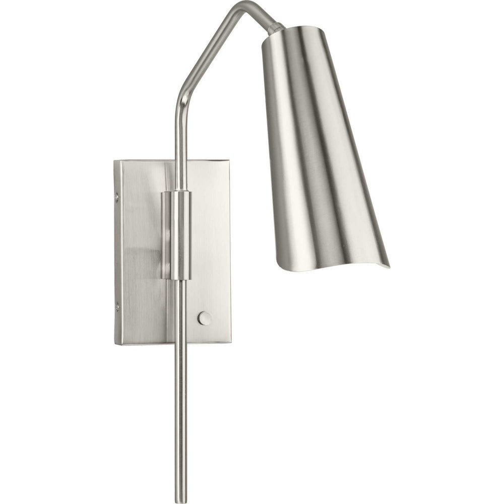 Progress Canada - One Light Wall Bracket - Cornett - Brushed Nickel- Union Lighting Luminaires Decor