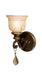 Crystorama - One Light Wall Sconce - Norwalk - Bronze Umber- Union Lighting Luminaires Decor