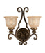 Crystorama - Two Light Wall Sconce - Norwalk - Bronze Umber- Union Lighting Luminaires Decor