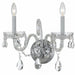 Crystorama - Two Light Wall Sconce - Traditional Crystal - Polished Chrome- Union Lighting Luminaires Decor