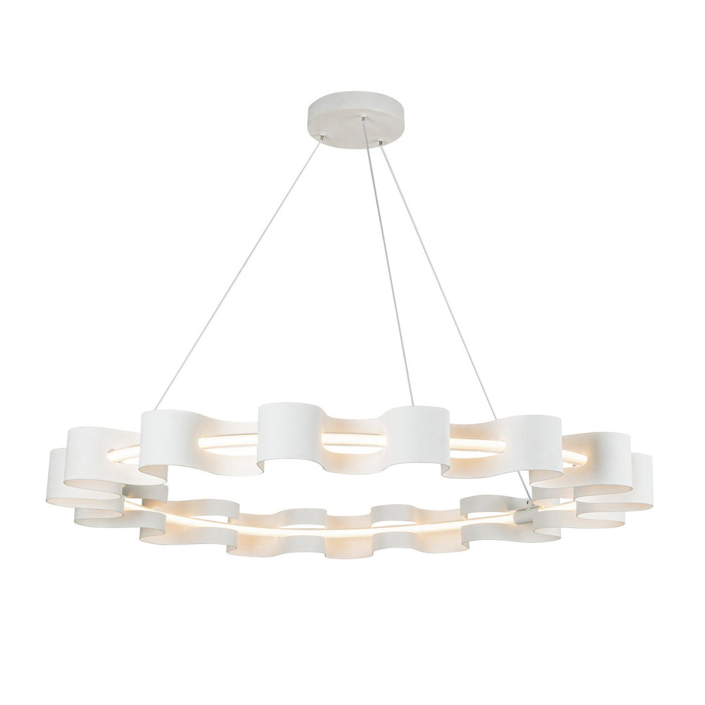 Kuzco Canada - LED Chandelier - Nami - Antique White- Union Lighting Luminaires Decor