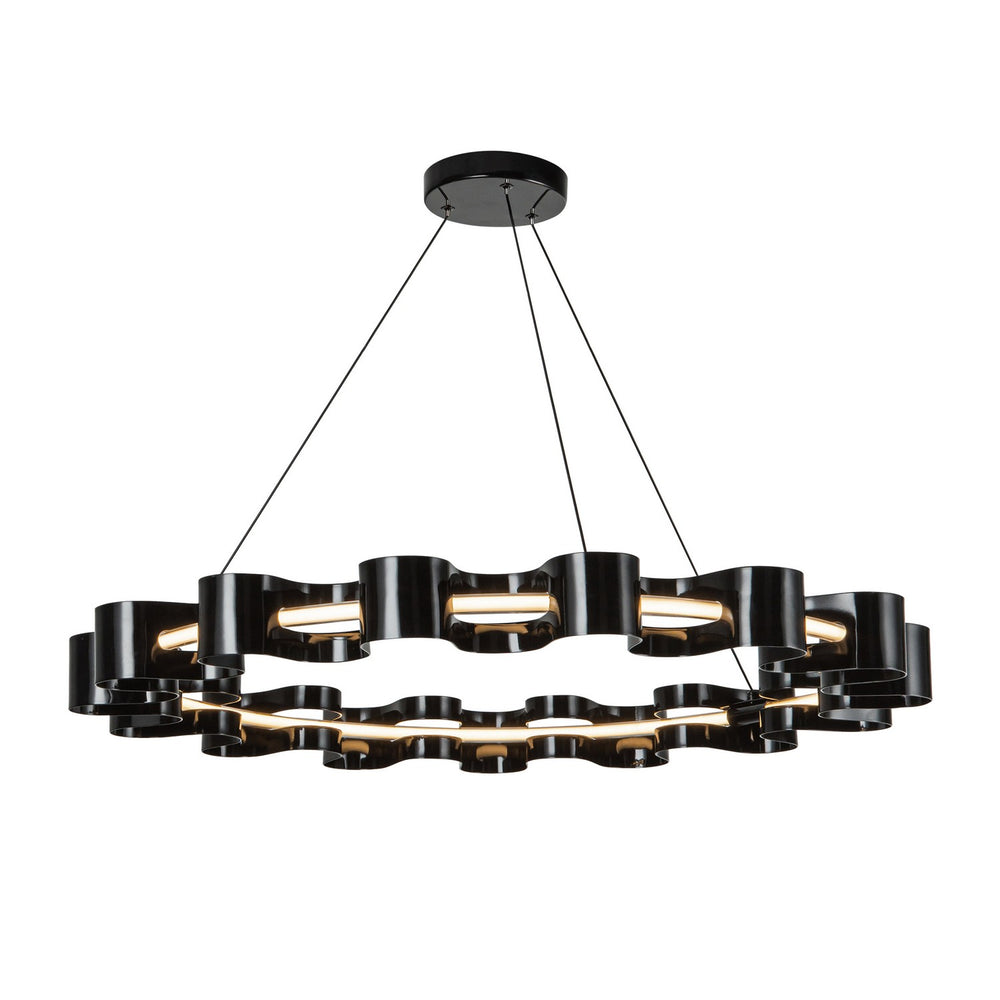 Kuzco Canada - LED Chandelier - Nami - Gloss Black- Union Lighting Luminaires Decor