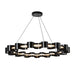 Kuzco Canada - LED Chandelier - Nami - Gloss Black- Union Lighting Luminaires Decor