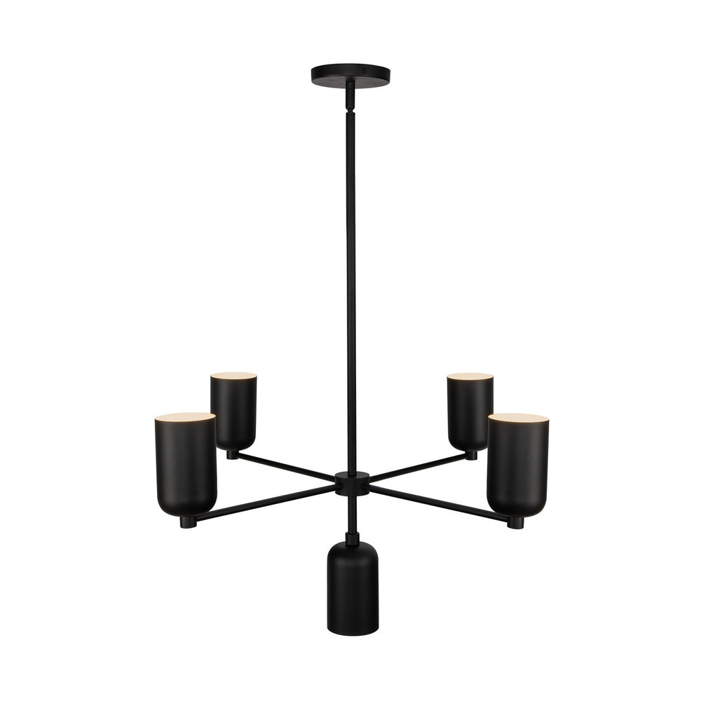 Kuzco Canada - Five Light Chandelier - Nola - Black- Union Lighting Luminaires Decor