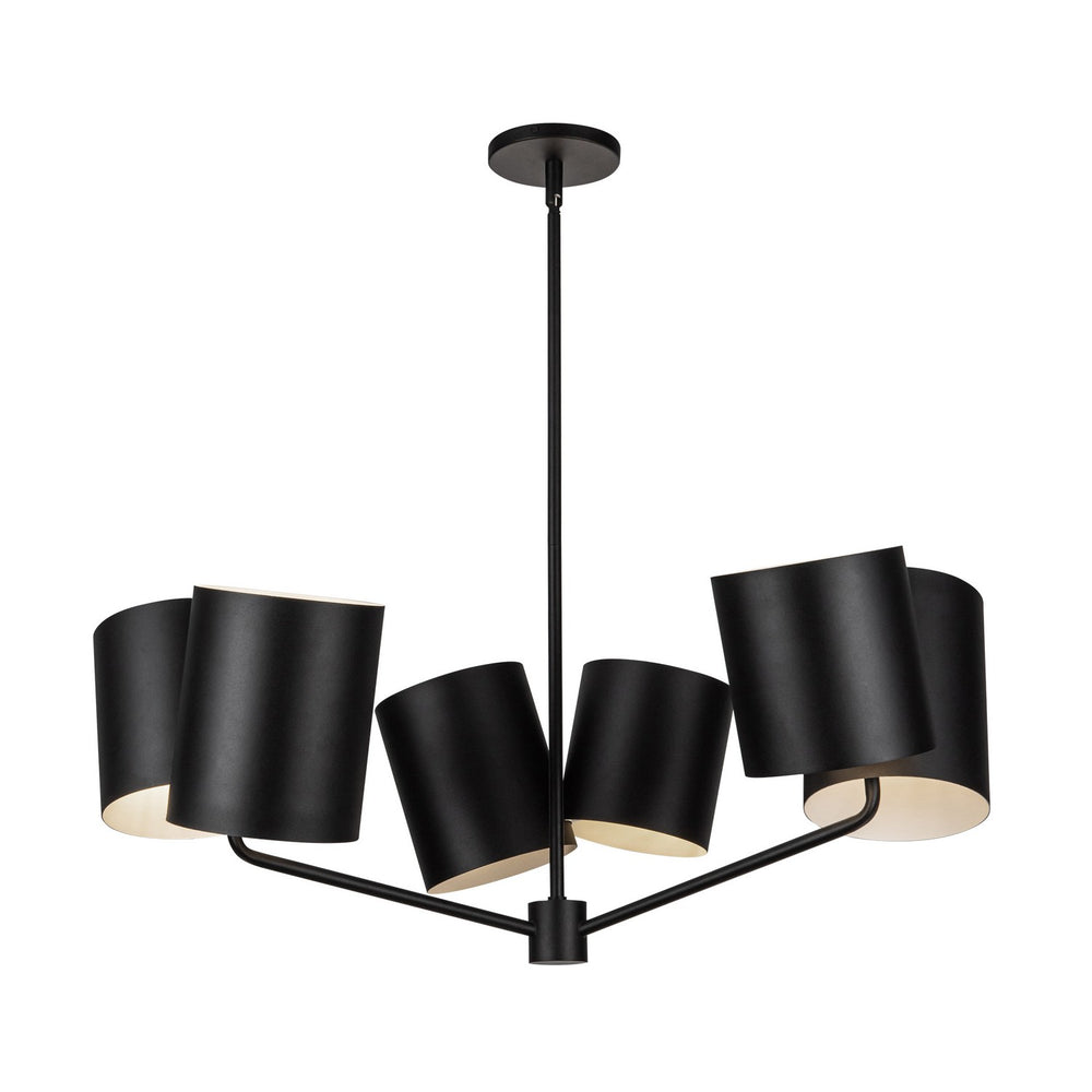 Kuzco Canada - Six Light Chandelier - Keiko - Black- Union Lighting Luminaires Decor