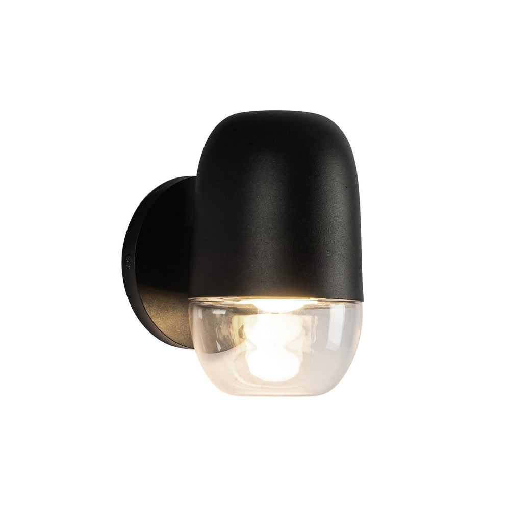 Kuzco Canada - LED Exterior Wall Mount - Yara - Black/Clear Glass- Union Lighting Luminaires Decor
