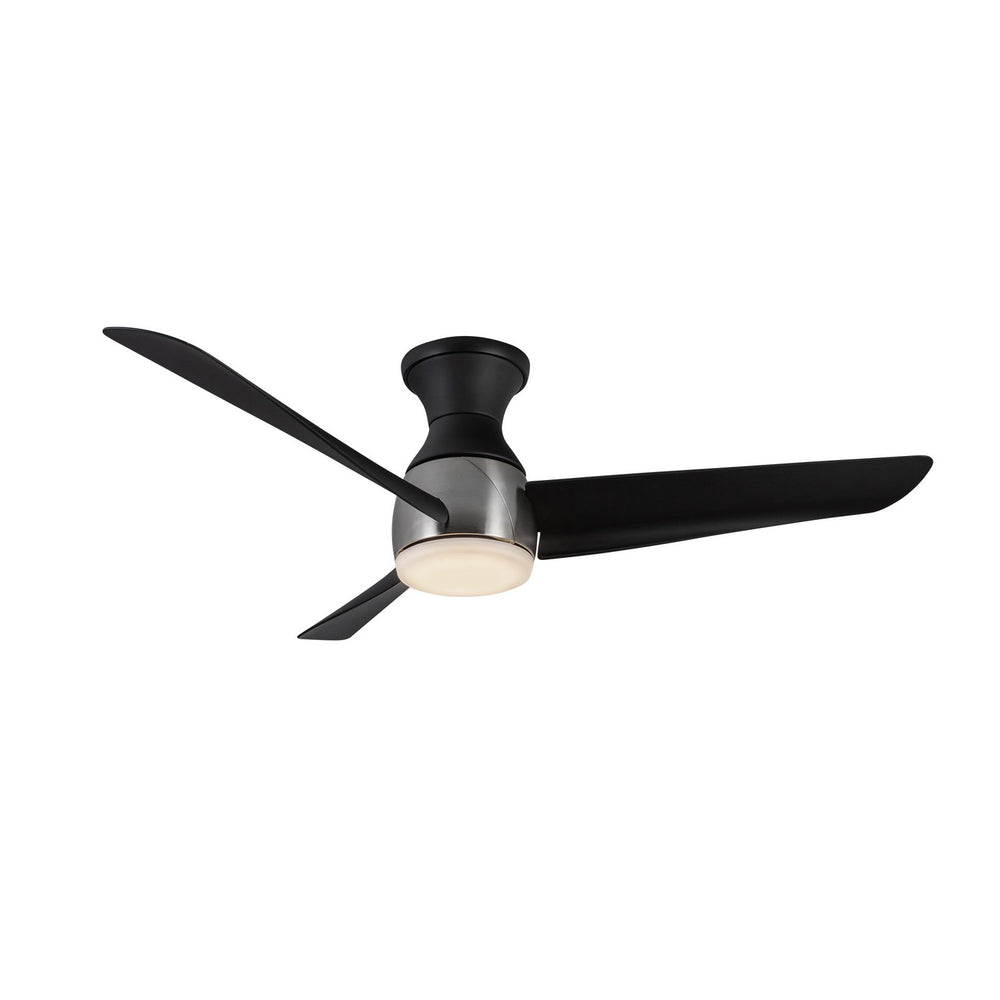 Kuzco Canada - 54"Hugger Fan - Thalia - Brushed Nickel/Matte Black- Union Lighting Luminaires Decor