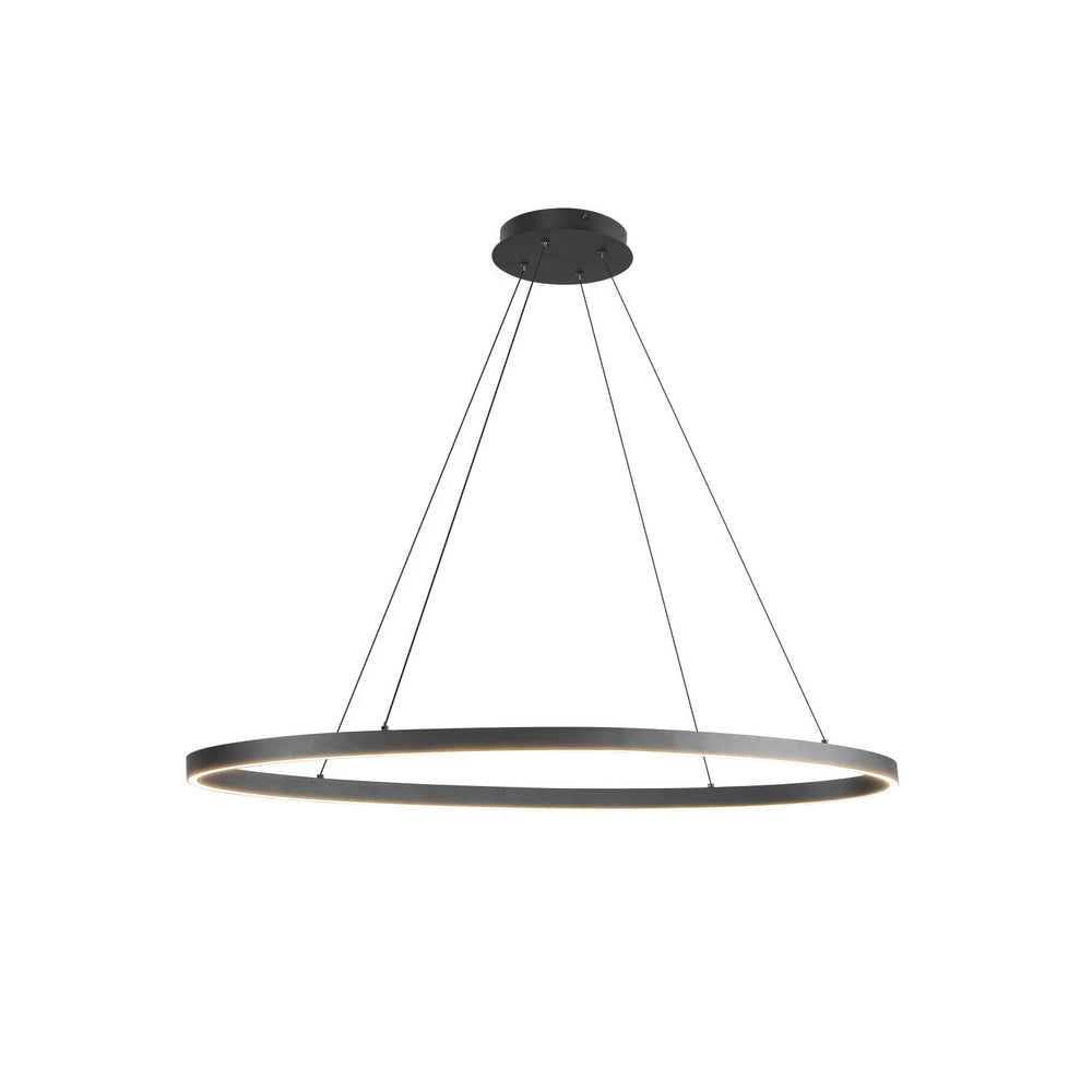 Kuzco Canada - LED Linear Pendant - Ovale - Black- Union Lighting Luminaires Decor