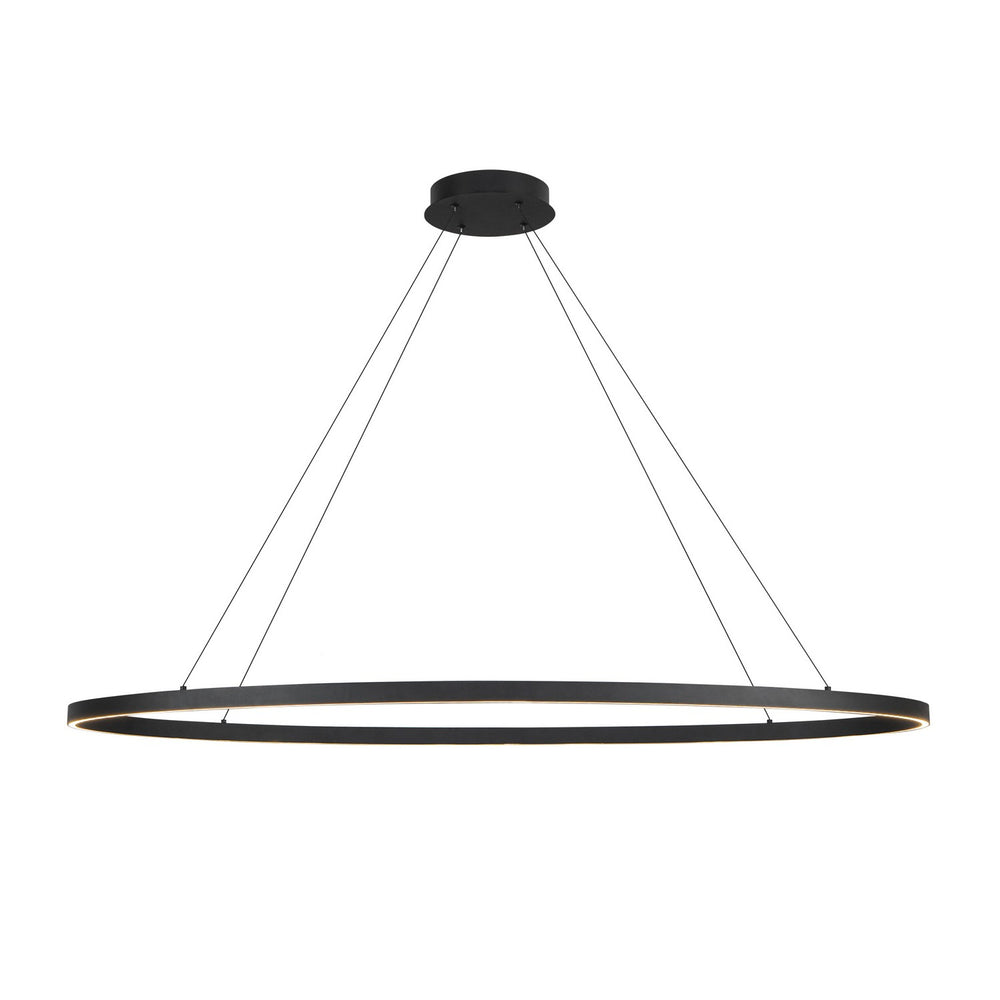 Kuzco Canada - LED Linear Pendant - Ovale - Black- Union Lighting Luminaires Decor