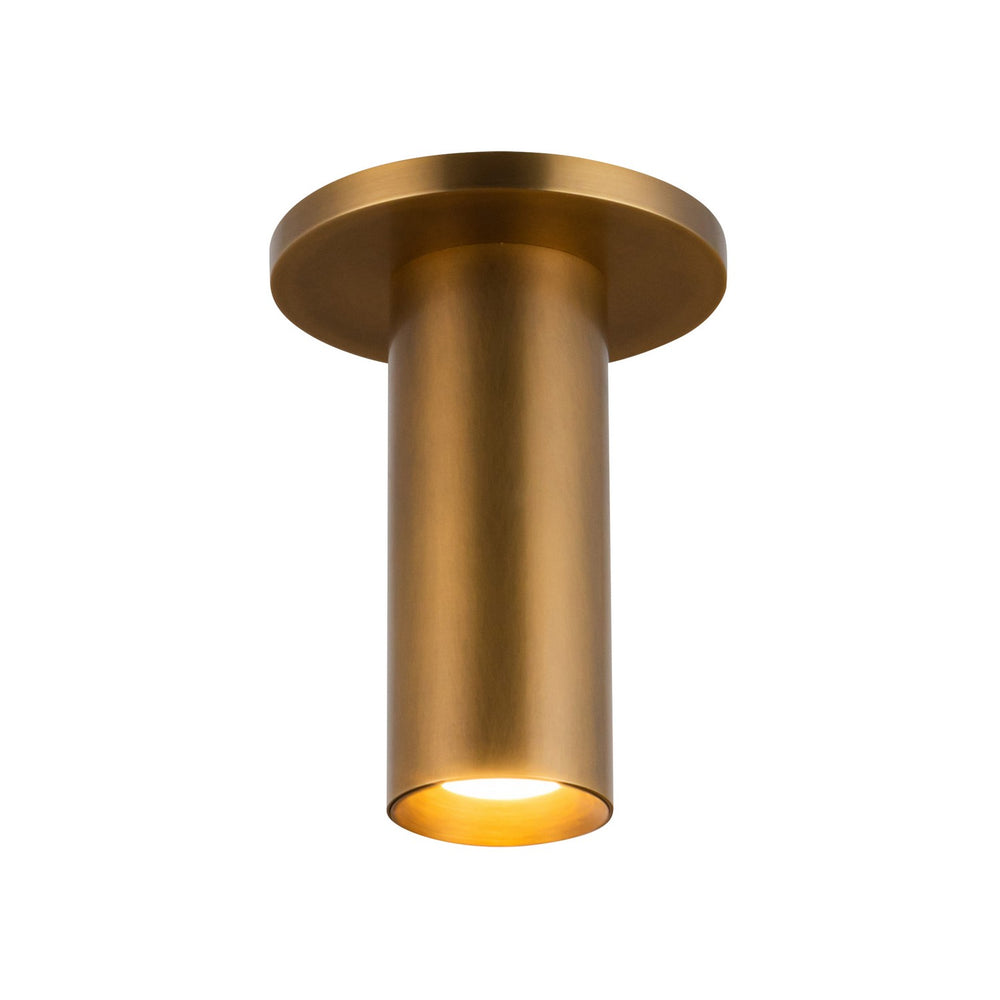 Kuzco Canada - LED Semi-Flush Mount - Mason - Vintage Brass- Union Lighting Luminaires Decor