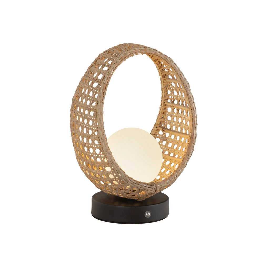 Kuzco Canada - LED Table Lamp - Lanai - Black/Opal Glass- Union Lighting Luminaires Decor