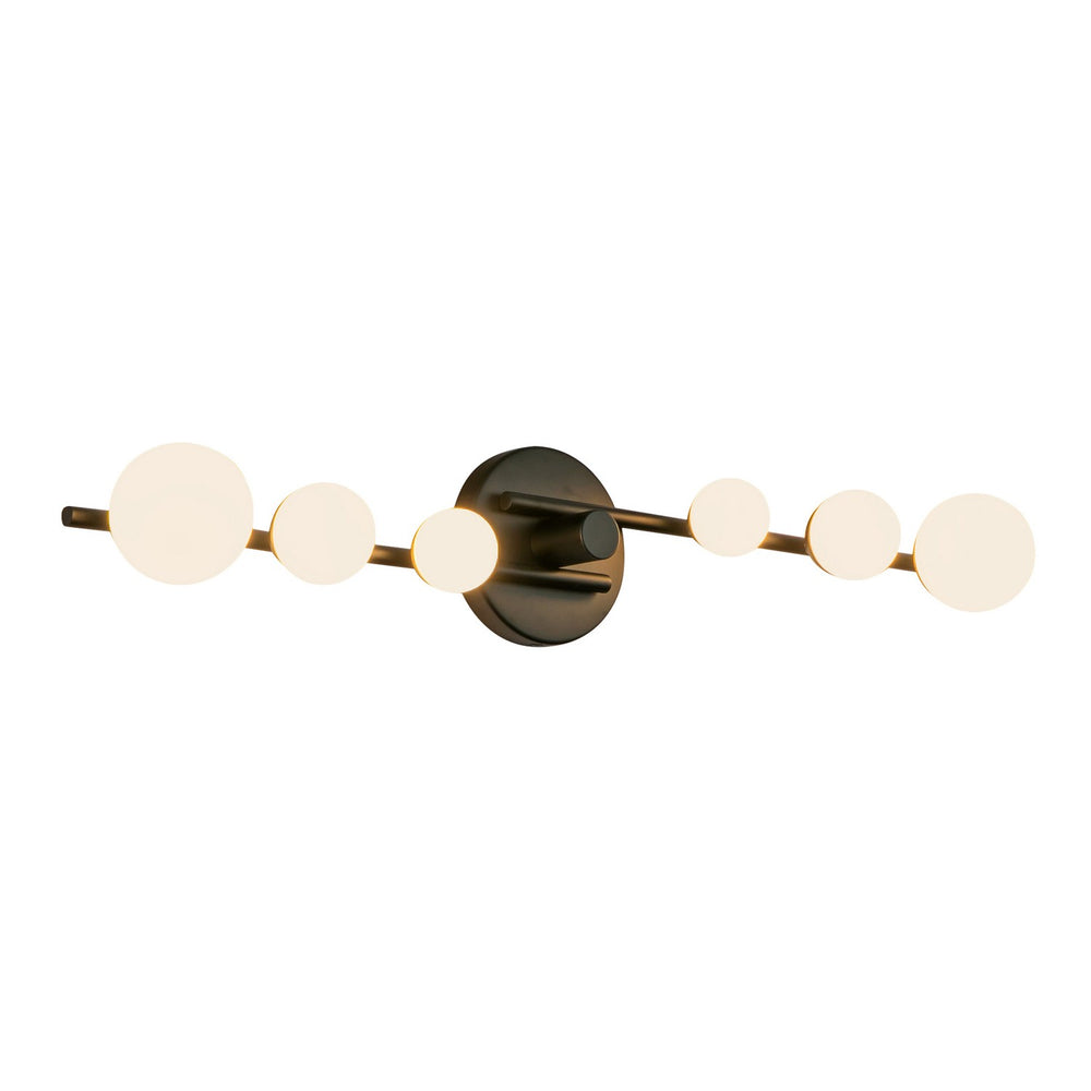 Kuzco Canada - LED Vanity - Cypress - Black/Opal Glass- Union Lighting Luminaires Decor