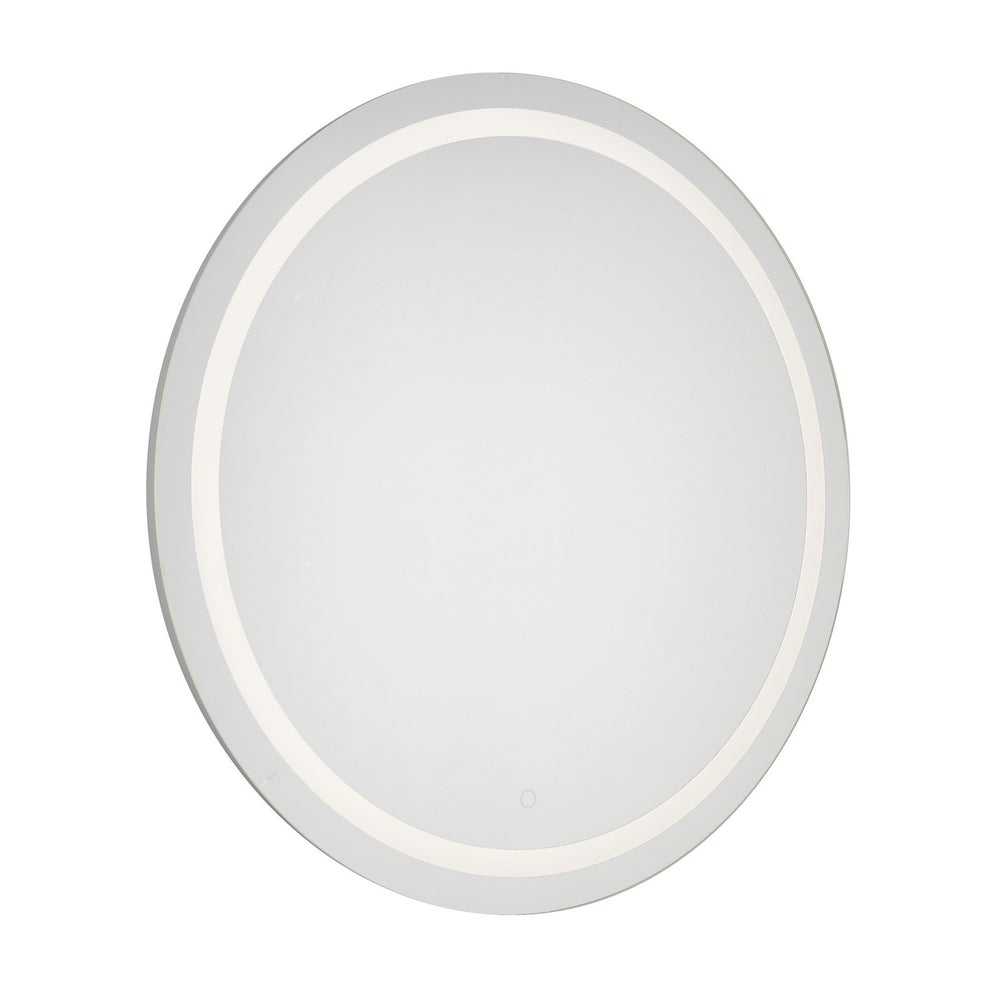 Kuzco Canada - LED Vanity Mirror - Hillmont - Sandblasted Merc Edge- Union Lighting Luminaires Decor