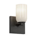 Kuzco Canada - One Light Wall Sconce - Nola - Black/Glossy Opal Glass- Union Lighting Luminaires Decor
