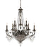 Crystorama - 12 Light Chandelier - Vanderbilt - English Bronze- Union Lighting Luminaires Decor