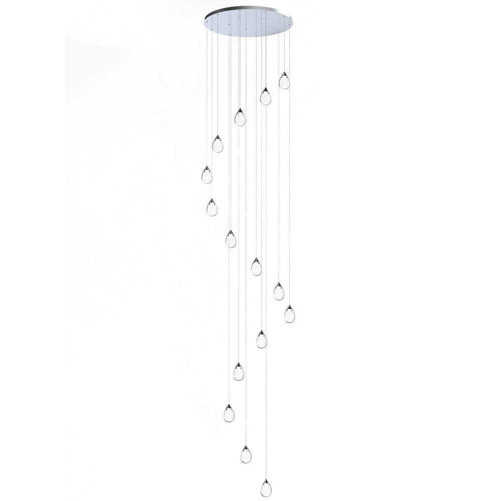 ET2 - LED Pendant - Dewdrop - Polished Chrome- Union Lighting Luminaires Decor