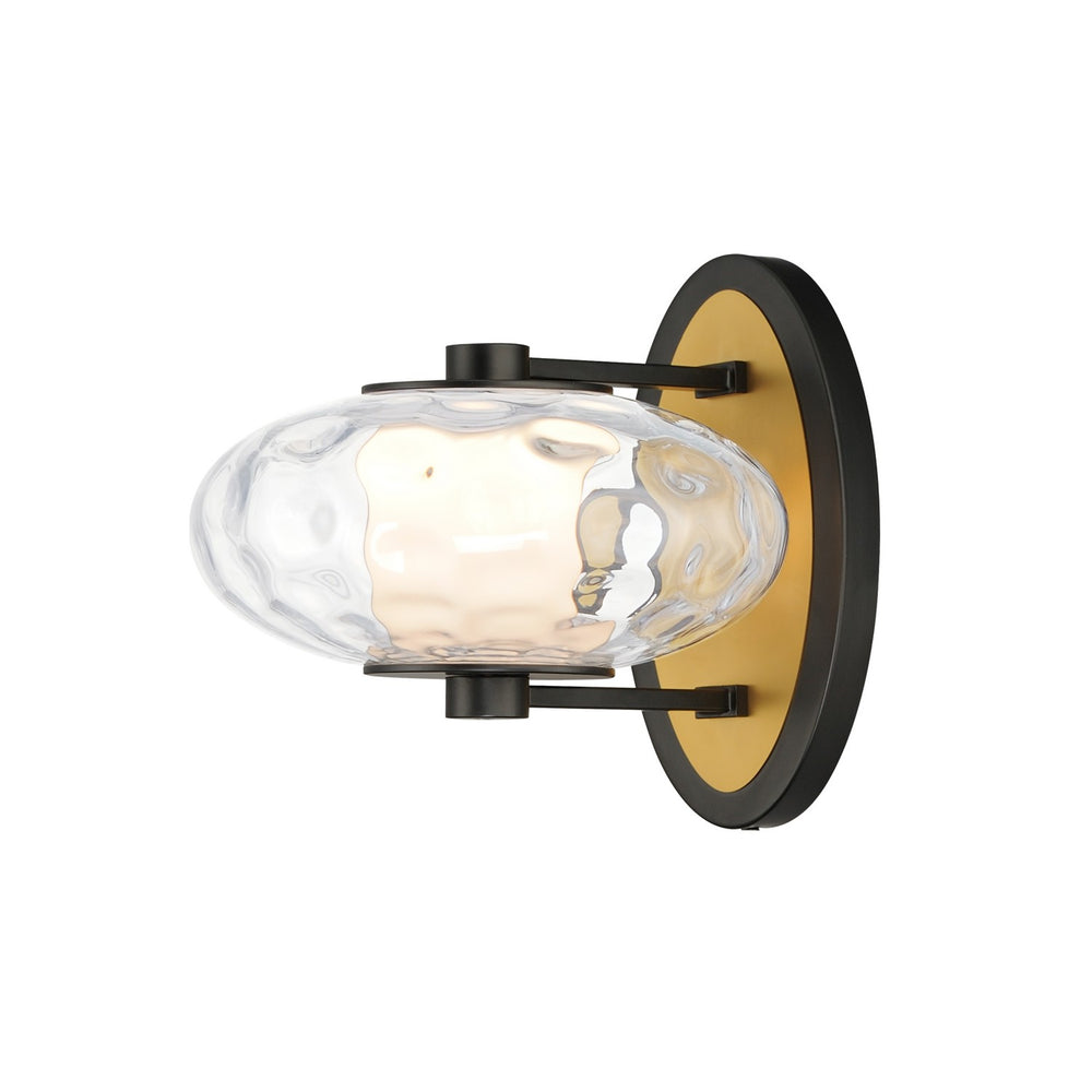 ET2 - LED Wall Sconce - Amulet - Black / Natural Aged Brass- Union Lighting Luminaires Decor