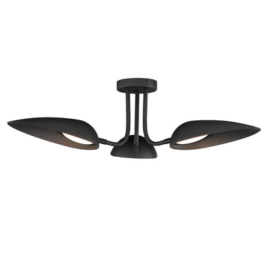 ET2 - LED Semi-Flush Mount - Marsh - Black- Union Lighting Luminaires Decor