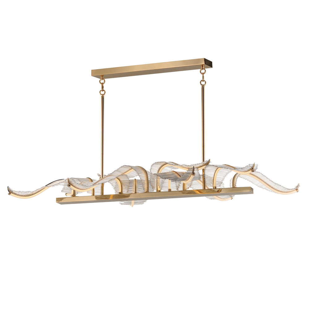 Studio M - LED Linear Pendant - Lillet - Gold- Union Lighting Luminaires Decor